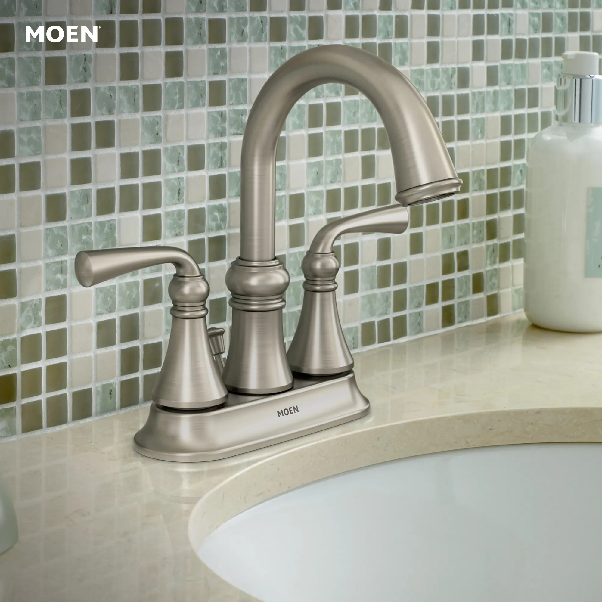 Wetherly Two-handle Centerset Bathroom Sink Faucet - Image 3
