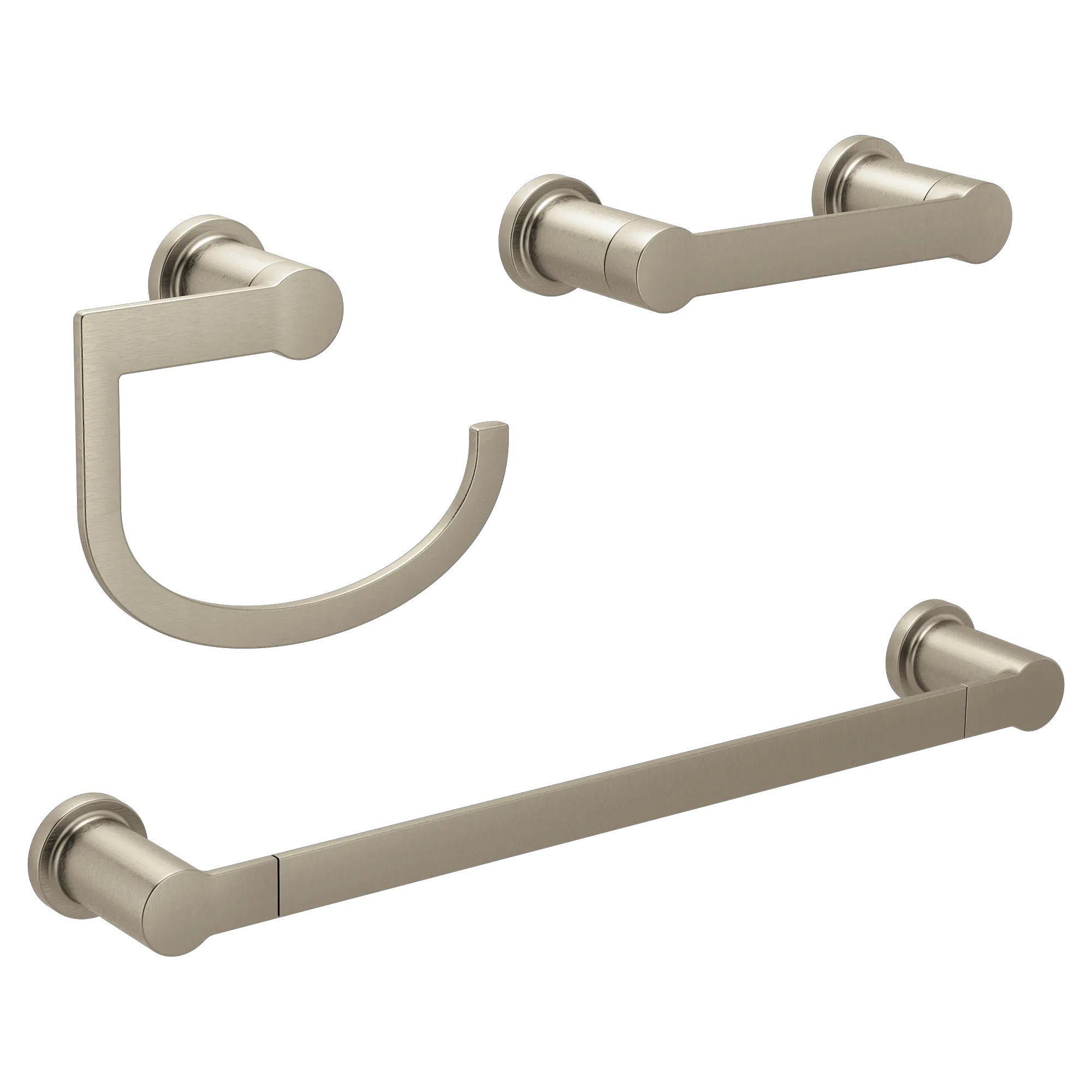 Rinza Matte black pivoting paper holder towel bar towel ring - Image 10