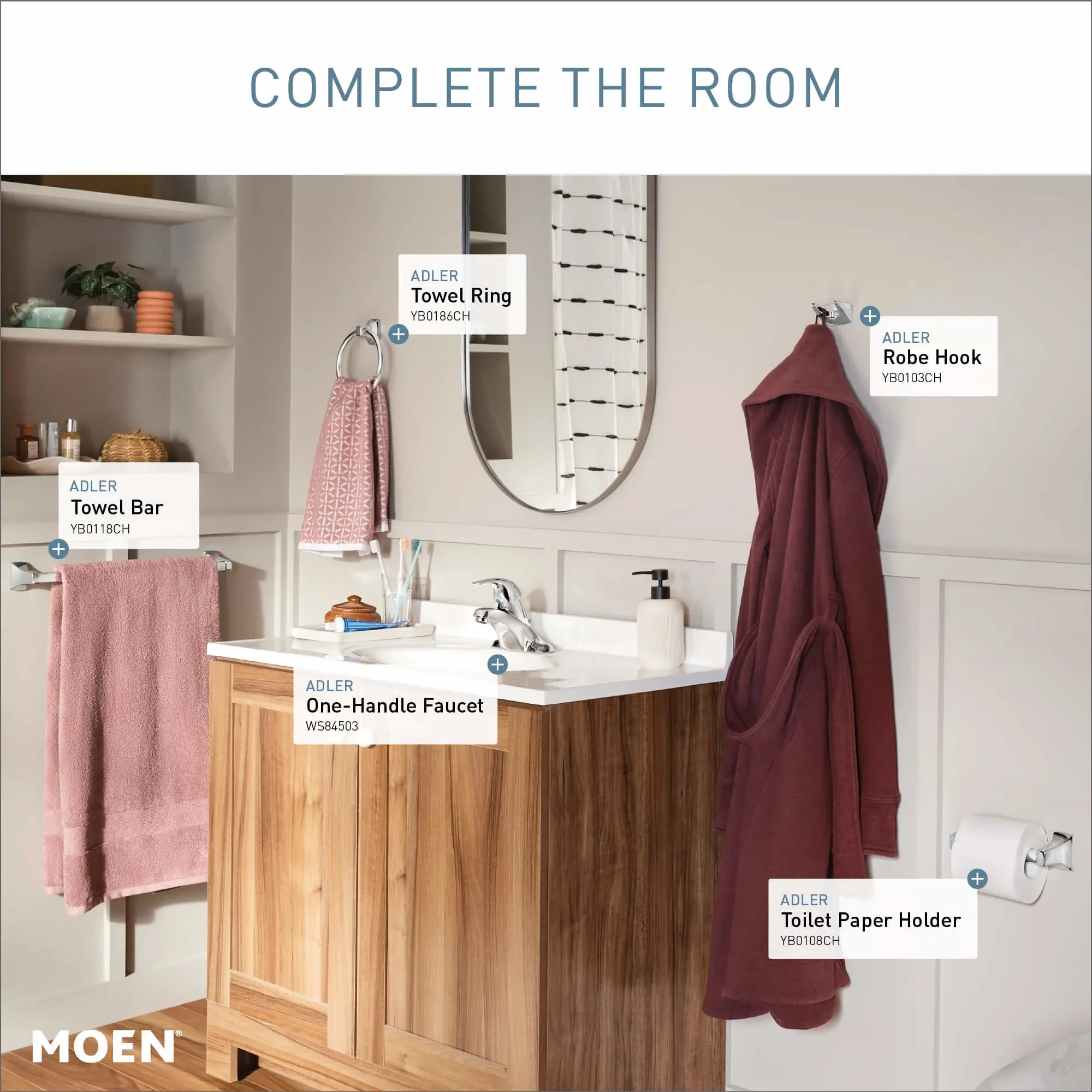 Adler Chrome robe hook - Image 3