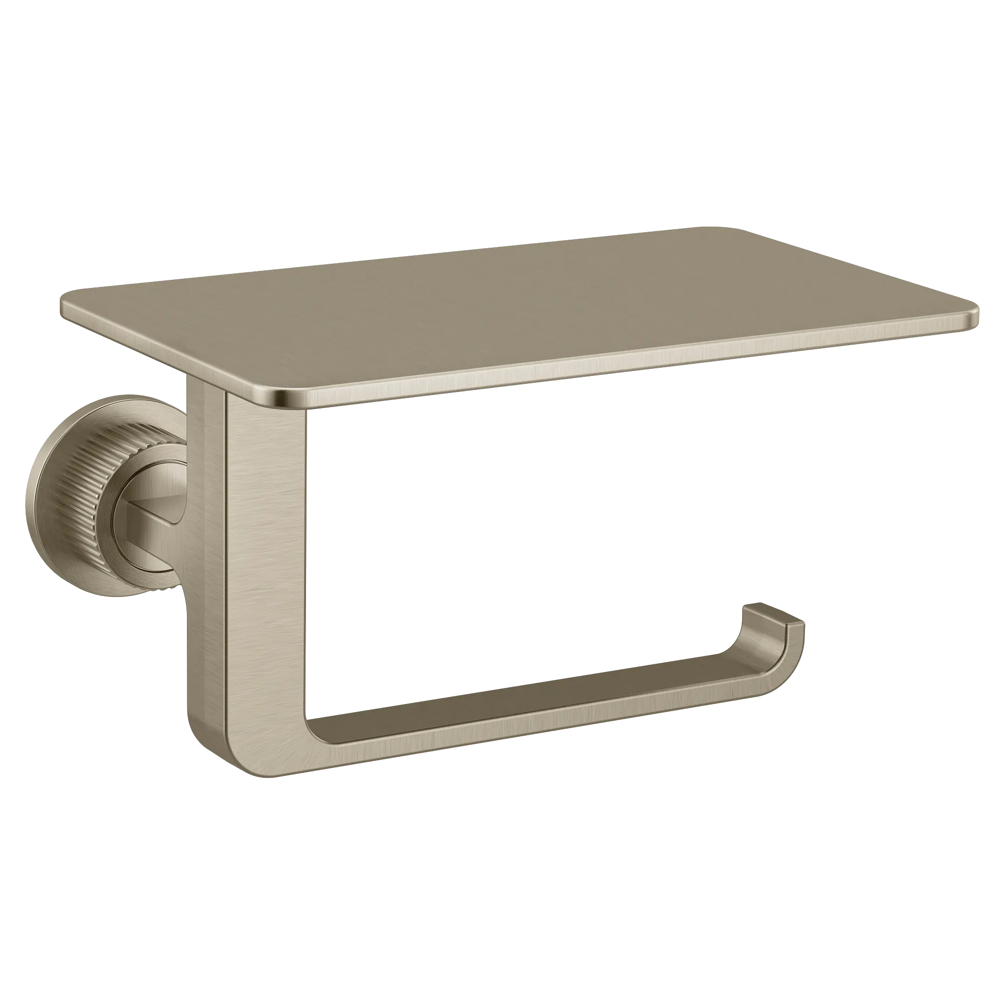 Cambium Chrome paper holder with shelf - Image 9