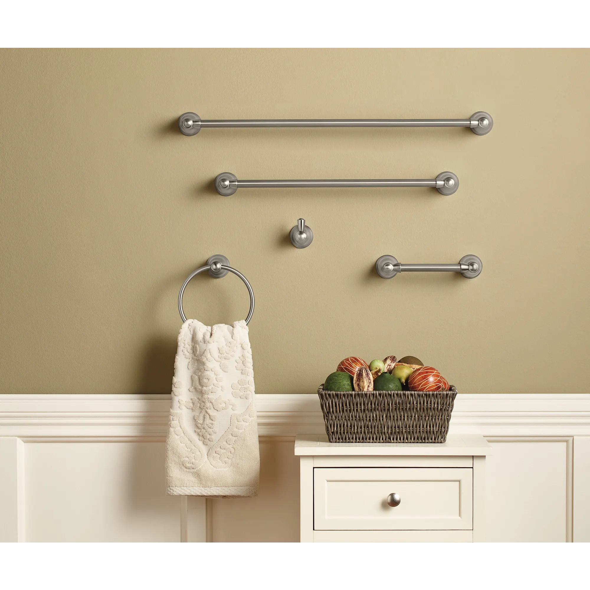 Traditional Brushed nickel Robe Hook - Image 4