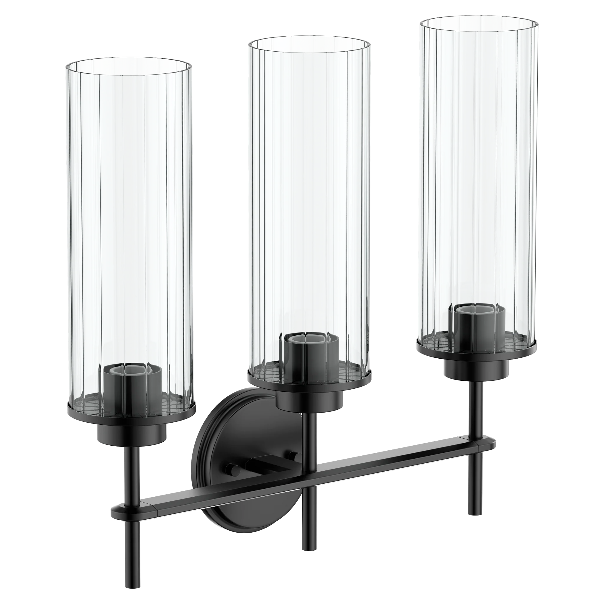 Greenfield Chrome three globe bath light - Image 3