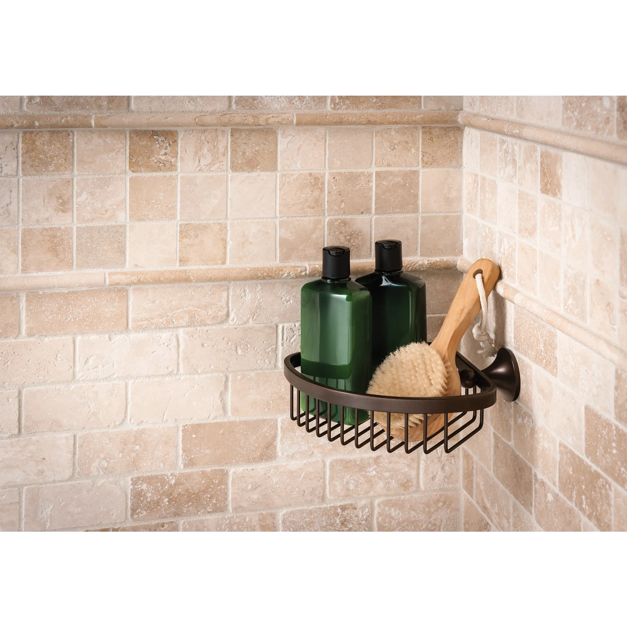 Wynford Chrome Shower Basket - Image 17