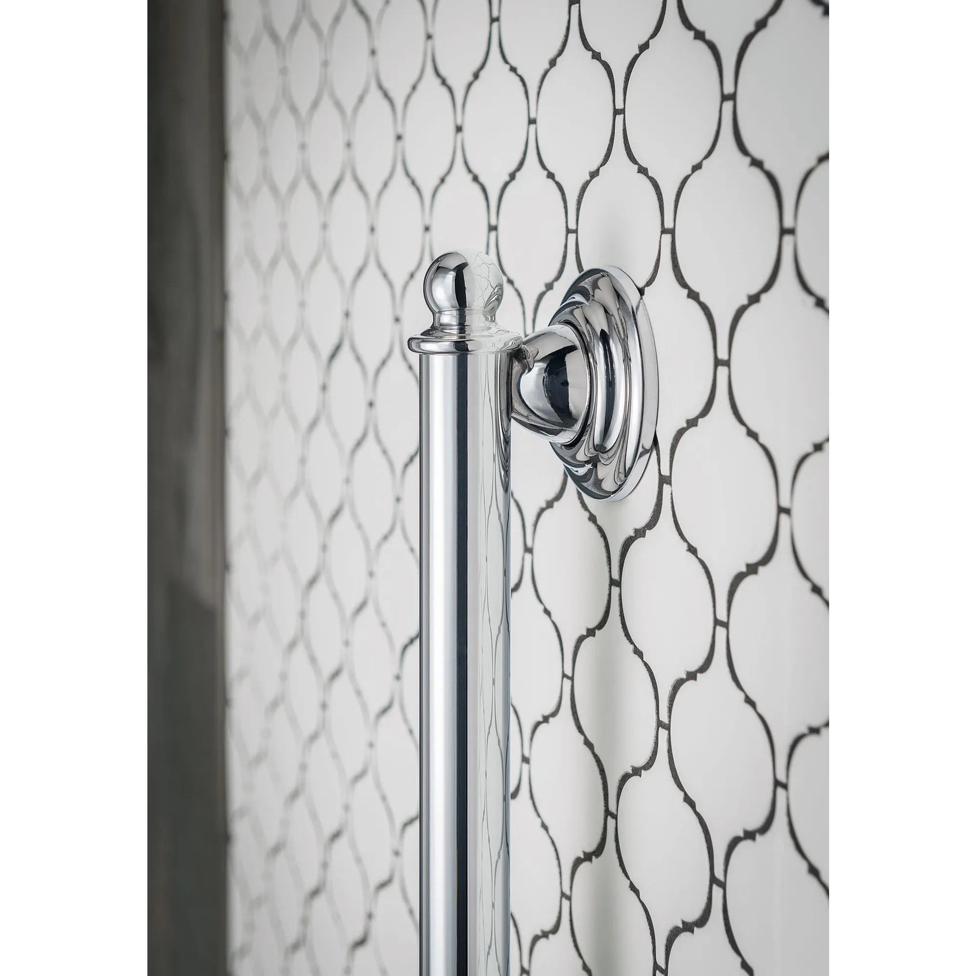 Brantford Chrome 24" Designer Grab Bar - Image 3